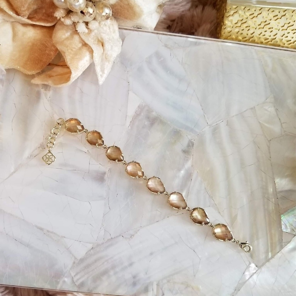 Rare 🦄 Kendra Scott Custom Brown Pearl Brynn